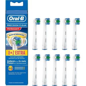 Braun Oral-B opzetborstels Precision Clean 8+2 antibact.
