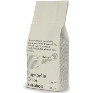 Kerakoll Fugabella Voegmiddel KK76 - Kleur 76 Beige - 3 kg Voegmortel voor Tegels & Natuursteen - Verkrijgbaar in 50 Kleuren - Greenbuild rating 4
