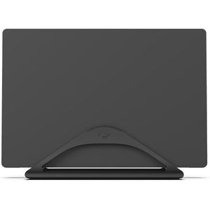 Verticale laptopstandaard mat zwart verstelbare houder - voor Apple MacBook Pro - bureaus thuiswerk organizer