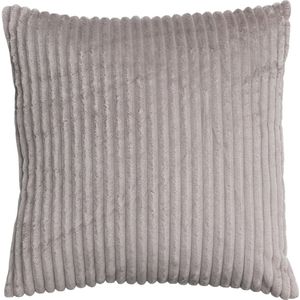Kussen grof rib zand 48x48cm