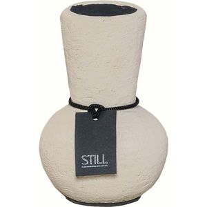 STILL - Kleine Flesvaas - Bol Vase No Fan - Beige - 9x14 cm