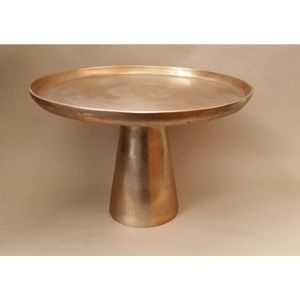 Bijzettafel indra d45h31cm goud