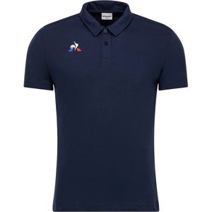 Le Coq Sportif Presentation Poloshirt Met Korte Mouwen Blauw XL Man