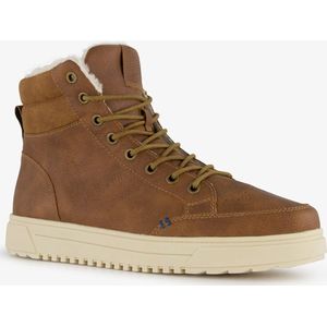 Blue Box gevoerde heren veterboots cognac - Maat 43 - Uitneembare zool