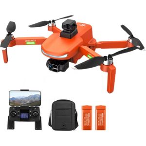 LUXWALLET OMEGA X DODGE - 45 km/h - GPS Drone - Obstakel Ontwijking Sensor - FPV WiFi 5Ghz - Micro SD - 2x Camera - 3-As Gimbal - Oranje