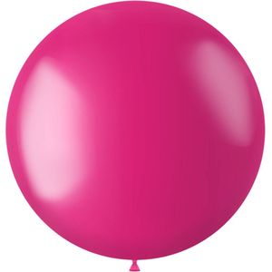 Folat - ballon XL Radiant Fuchsia Pink Metallic - 78 cm