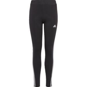 adidas Sportswear Essentials 3-Stripes Katoenen Legging - Kinderen - Zwart- 152