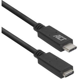 ACT USB-C Verlengkabel | 3.2 Gen1 | USB-C male - USB-C female | 2 meter - AC7412