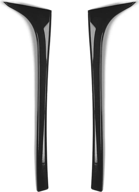 VW Golf 7 7.5 Zijspoiler Achterruit Canard Zwart