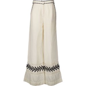 Scarlett Poppies - Broek Off White Scarlett Poppies Pantalons Off White Palm Nirvana