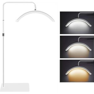 Beauty Lamp - Half Moon Lamp - Wimper Lamp - Lash Lamp - Medische Lamp - Make Up Lamp - Moonlight Lamp - Tattoo Lamp - Behandel Lamp - Nagel Lamp - Barber Lamp - Wit