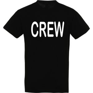 EIZOOK T-shirt Heren Zwart CREW XXX-Large - Evenementen - Personeel - Festival