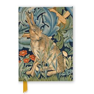 Flame Tree Notebooks- V&A: William Morris: Hare from The Forest Tapestry (Foiled Journal)