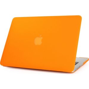 Mobigear Laptophoes geschikt voor Apple MacBook Pro 13 Inch (2012-2015) Hoes Hardshell Laptopcover MacBook Case | Mobigear Matte - Oranje - Model A1425 / A1502