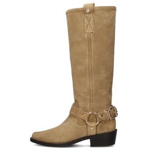 Haboob Sidonia Suède Bikerboots Beige