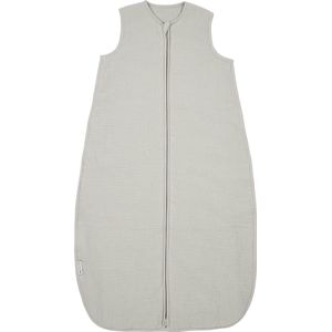 Meyco Baby Uni baby slaapzak gevoerd - pre-washed hydrofiel - greige - 110cm - 2.0 TOG