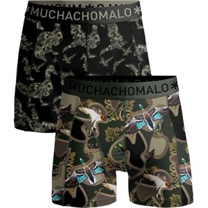 Muchachomalo-2-pack onderbroeken voor mannen-Elastisch Katoen-Boxershorts - Maat 7XL