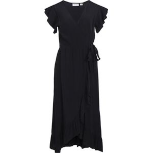 VILA - Maat 40 - VIFINI WRAP LONG DRESS NOOS Dames Jurk