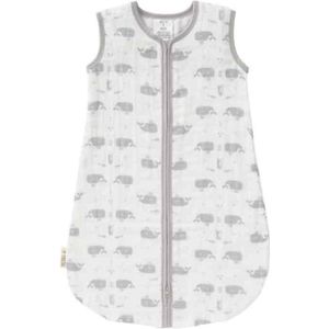 Fresk slaapzak muslin 2-laags Whale dawn grey