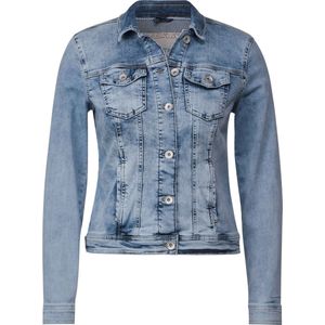 CECIL NOS Denim Jacket Dames Jas - light blue washed - Maat XL
