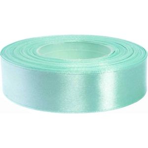 Satijnlint 25 mm 25 m Luxe Licht Mint