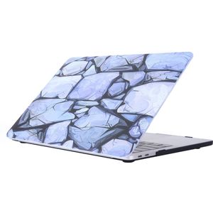 Mobigear Laptophoes geschikt voor Apple MacBook Pro 15 Inch (2016-2019) Hoes Hardshell Laptopcover MacBook Case | Mobigear Stone - Model 6 - Model A1707 / A1990