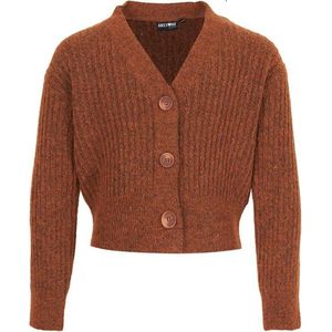 Someone - Cardigan - Maat 164 - Meisjes - COGNAC MIX -