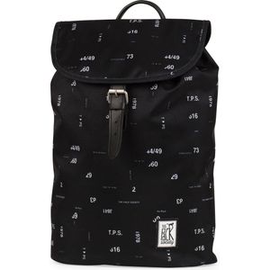 The Pack Society Small Rugzak - Black Numbers Allover