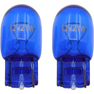 TLVX 2 stuks T20 7440 Xenon Look LED Look Dagrijverlichting Lampen - Dagrijlichten - Auto Verlichting - 6000K Wit - 12V - W21W Dagrijlichten - W21W Halogeen Xenon LED look (2 stuks)