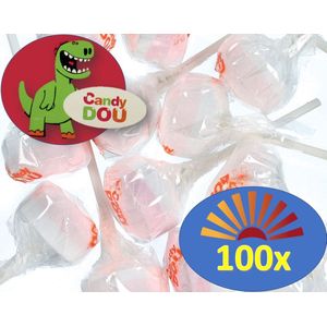 Candy Dou Dextrose lolly 10g x 100 stuks per zak - uitdeelsnoep