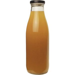 Pit&Pit - Appelsap met Aloë vera bio 750 ml - Ongefilterd appelsap - Met sap van Aloë vera
