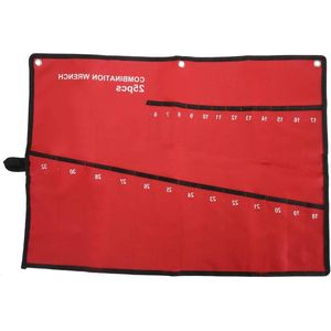 Gereedschap Opbergtas - Multi Pocket 25 Zakken - Hardware Wrench Tool Roll voor Sleutel Tang Schroevendraaiers