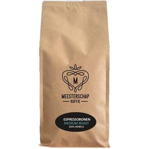Meesterschap | Espresso koffiebonen | Medium roast |  Zak 8 x 1 kg