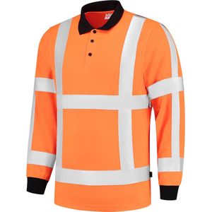 Tricorp 203002 Poloshirt Verkeersregelaar Fluor Oranje / Fluor Geel - maat 5XL