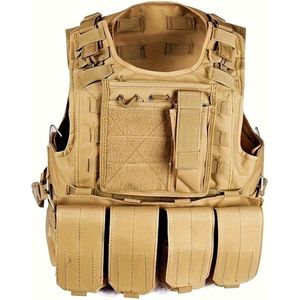 Livano Airsoft Kleding - Airsoft Vest - Tactical Vest - Leger vest - Airsoft Gear - Indoor & Outdoor Airsoft Accesoires - Paintball - Groen