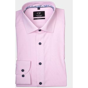 Commander Business hemd lange mouw Roze Cityhemd Modern Fit 1/1 Arm 213011936/405