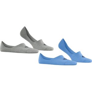 Burlington Everyday 2-Pack heren invisible sokken - blauw (pacific) - Maat: 43-44