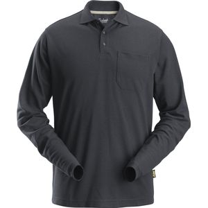 Snickers 2608 Poloshirt met Lange Mouwen - Staal Grijs - M