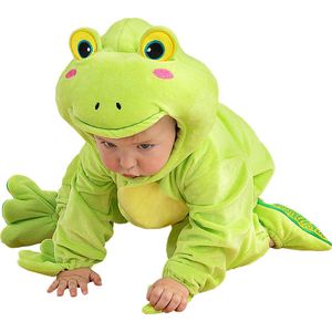 FUNIDELIA Kikker Kostuum voor baby - Maat: 69 - 80 cm - Groen