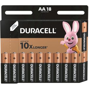Alkalinebatterij DURACELL AA/LR6 18st
