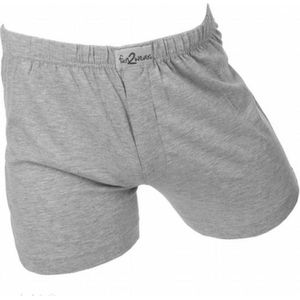 Funderwear-Fun2wear boxershort wijd model, uni - XL - Grijs