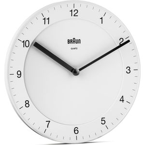 Braun BC06W - Wandklok - Analoog - Wit