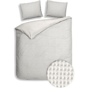 Heckettlane Vafala Dekbedovertrek - Tweepersoons - Percale - 200x200-220cm - Off-White