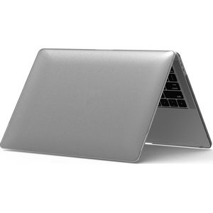 WIWU Hardshell Laptophoes geschikt voor Apple MacBook Air 13 Inch (2018-2020) Hoes Hardshell Laptopcover MacBook Case - Grijs - Model A1932 / A2179 / A2337