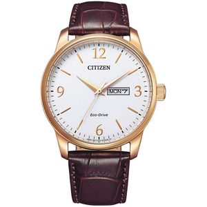 Citizen  BM8553-16AE Horloge - Leer - Bruin - Ø 41 mm