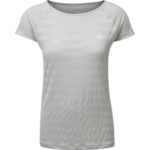 Dare 2b - Kate Ferdinand Defy Quick Drying T-Shirt - Outdoorshirt - Vrouwen - Maat 44 - Grijs