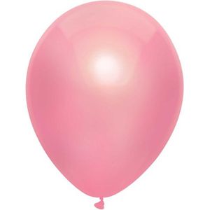 Ballonnen - Metallic Roze - 30 cm - 10 stuks