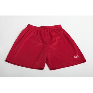 NeS Roma - Voetbalbroek - Sportbroek - Voetbalshort - Rood - Maat XL