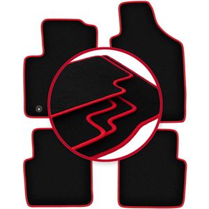 CARLUX-RED automatten voor: Ford Ka MK2 hatchback (2008-2012)