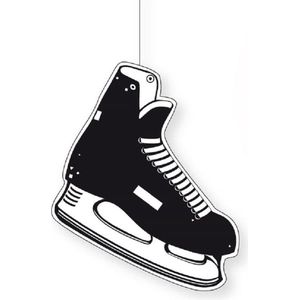Hangdecoratie ijshockey schaatsen - Winter thema feestartikelen/versieringen